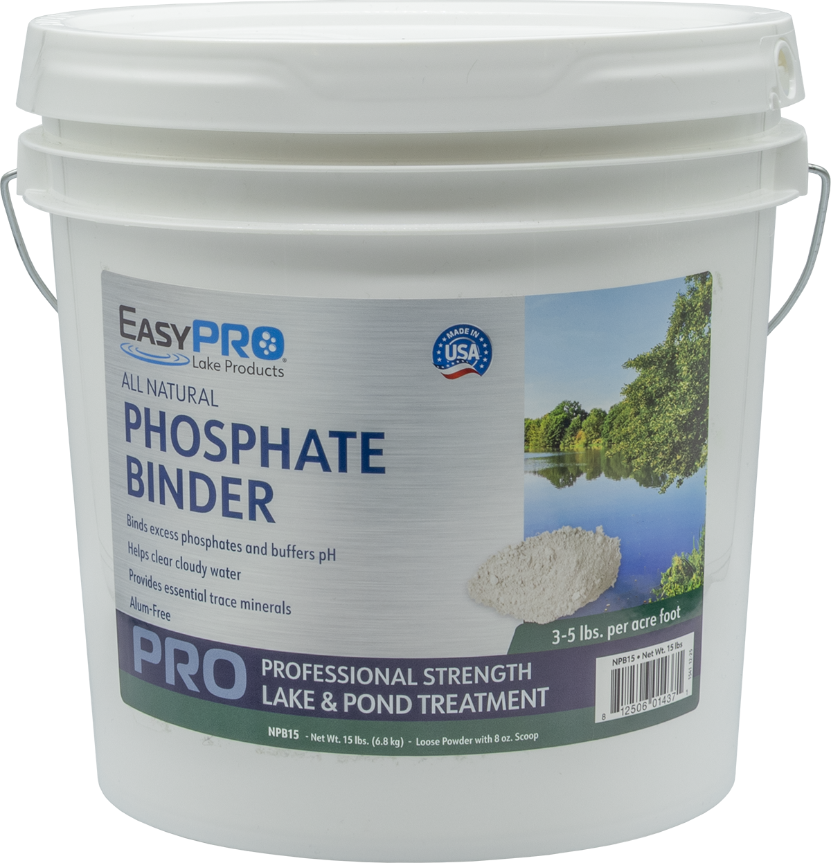 NPB15 Natural Phosphate Binder – 15 lb. Pail